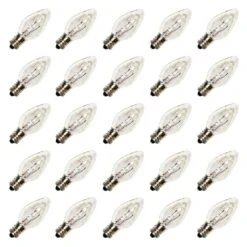 Vickerman Christmas Light Bulb Replacement (25 Pack) (02881)