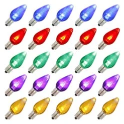 Vickerman Christmas Light Bulb Replacement (25 Pack) (25872)