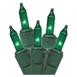 Vickerman Christmas Light String Set (10013) -Cheap Vickerman Store XMasGreenWireGreenBulbmd